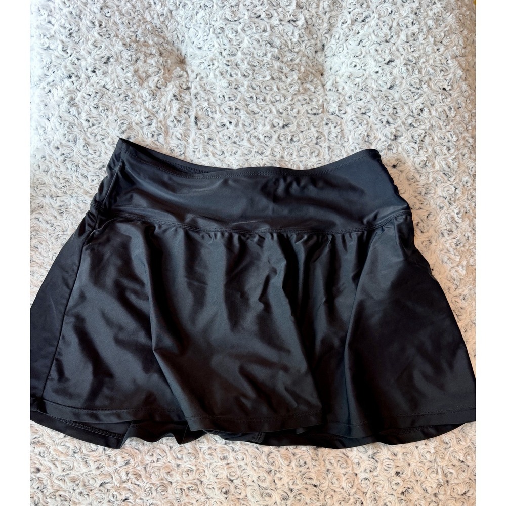 Shapermint Essentials Black Waist NWOT Swim Skirt XL Full Coverage - Picture 3 of 6